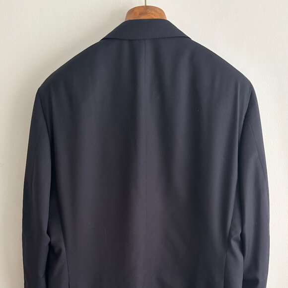 $1700 Samuelsohn Harry Rosen Dark Navy Wool Suit -42. Pants 36-37 - Picture 8 of 16